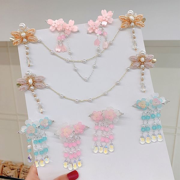 new hairpin fairy gas ancient chinese style hanfu accessories shell pine twig tassel lovely pair clip, Slivery;white
new hairpin fairy gas ancient chinese style hanfu accessories shell pine twig tassel lovely pair clip, Slivery;white