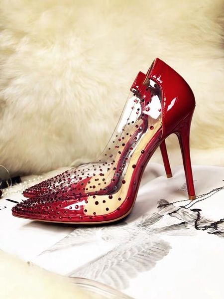 clear pvc crystal covered high heels stiletto celebs styles pointed toe dress party shoes woman luxury, Black
clear pvc crystal covered high heels stiletto celebs styles pointed toe dress party shoes woman luxury, Black