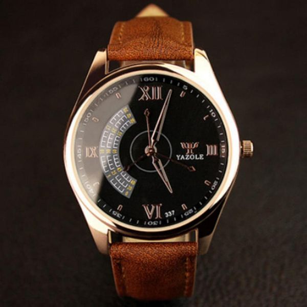 wristwatches yazole watch men watches unique fashion men's waterproof wrist clock relogio relojes para hombre, Slivery;brown
wristwatches yazole watch men watches unique fashion men's waterproof wrist clock relogio relojes para hombre, Slivery;brown