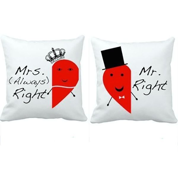 mr. right and mrs. (always) radish cotton polyester throw pillow case wedding decorative cushion cover pillowcase cushion/decorative
mr. right and mrs. (always) radish cotton polyester throw pillow case wedding decorative cushion cover pillowcase cushion/decorative