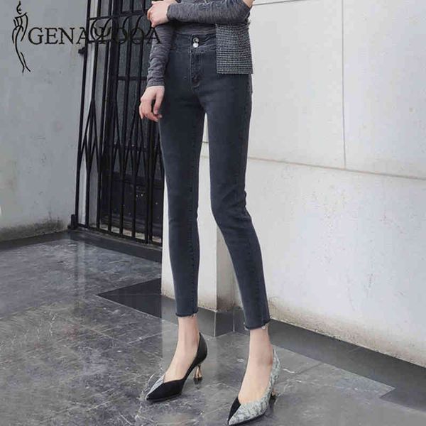 genayooa plus size high waist stretch black ladies jeans woman skinny pencil pants denim push up korean autumn 210417, Blue
genayooa plus size high waist stretch black ladies jeans woman skinny pencil pants denim push up korean autumn 210417, Blue
