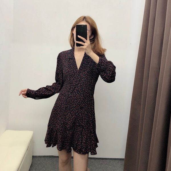 casual dresses autumn fashion tiny cute floral prints above knee lining shorts inside women long sleeve dress sj7q, Black;gray
casual dresses autumn fashion tiny cute floral prints above knee lining shorts inside women long sleeve dress sj7q, Black;gray