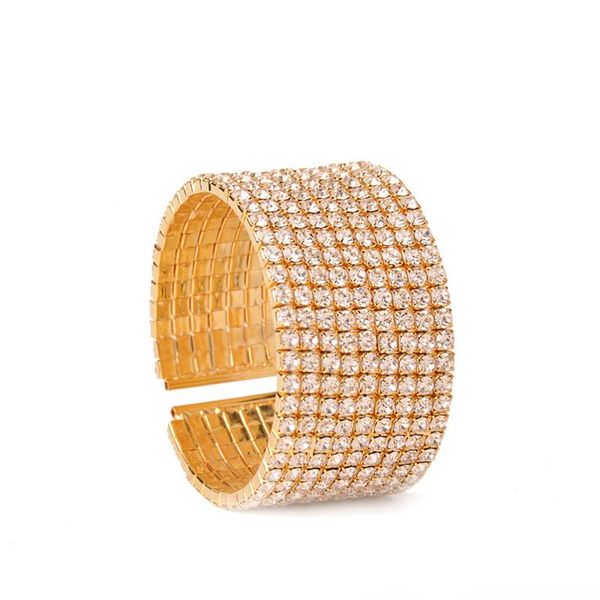 link, chain 2021 luxury jewelry silver gold bracelet for women sparkling rhinestone inlaid soft wrap bangles bracelets pulseira feminina, Black
link, chain 2021 luxury jewelry silver gold bracelet for women sparkling rhinestone inlaid soft wrap bangles bracelets pulseira feminina, Black