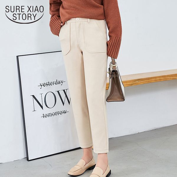 casual suit ol style warm thicken trousers wool women harem autumn winter ankle-length pants loose plus size 7268 50 210417, Black;white
casual suit ol style warm thicken trousers wool women harem autumn winter ankle-length pants loose plus size 7268 50 210417, Black;white