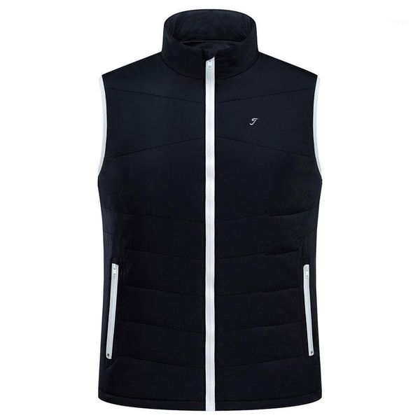 2021 autumn winter new men's golf sports vest lightweight down cotton jacket vest sports leisure clothing, Black;white
2021 autumn winter new men's golf sports vest lightweight down cotton jacket vest sports leisure clothing, Black;white