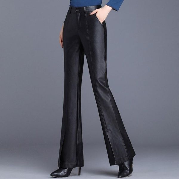 women's pants & capris 2021 winter fall fashion womens high waisted placket black faux pu leather trousers , autumn casual woman 3xl 4x, Black;white
women's pants & capris 2021 winter fall fashion womens high waisted placket black faux pu leather trousers , autumn casual woman 3xl 4x, Black;white