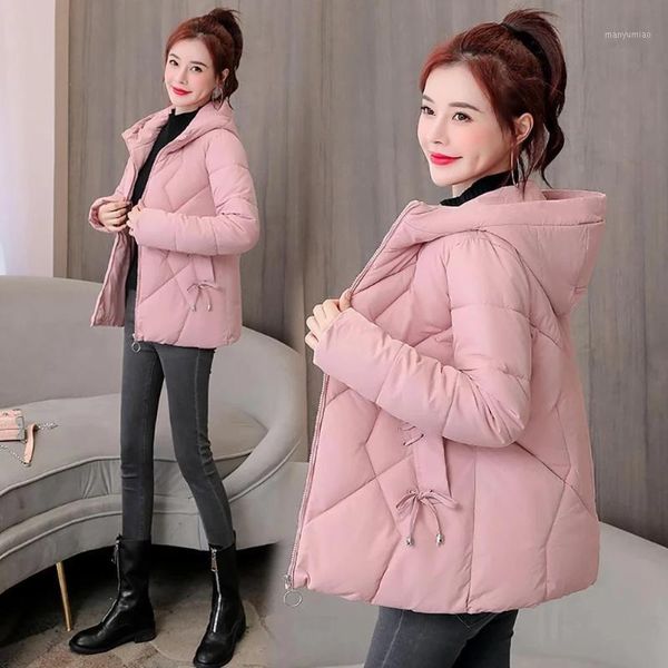 women's down & parkas women winter jacket slim patchwork thickening warm coat hooded female cotton-padded short basic, Black
women's down & parkas women winter jacket slim patchwork thickening warm coat hooded female cotton-padded short basic, Black