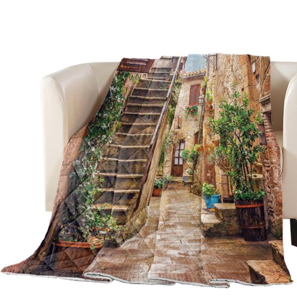 comforters & sets street flower pot stairs print camping summer quilts bedding duvet blanket for travel home decor soft bedspreads
comforters & sets street flower pot stairs print camping summer quilts bedding duvet blanket for travel home decor soft bedspreads