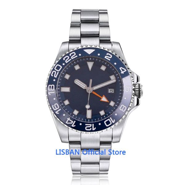 wristwatches 43mm automatic mechanical mens gmt watch luxury business ceramic bezel auto date sapphire glass luminous wristwatch men, Slivery;brown
wristwatches 43mm automatic mechanical mens gmt watch luxury business ceramic bezel auto date sapphire glass luminous wristwatch men, Slivery;brown
