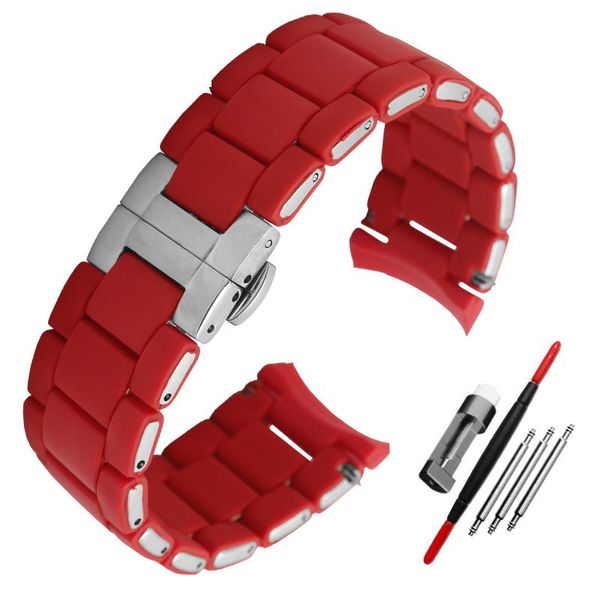 watch bands rubber watchband steel in for ar5890 ar5905 ar5919 ar5859 ar5950 23mm band orange red color bracelet, Black;brown
watch bands rubber watchband steel in for ar5890 ar5905 ar5919 ar5859 ar5950 23mm band orange red color bracelet, Black;brown