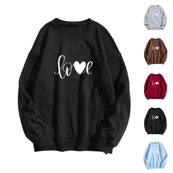 women's hoodies & sweatshirts love pullovers women men long sleeve crew neck sweatshirt casual loose autumn winter pullover blouse plus, Black
women's hoodies & sweatshirts love pullovers women men long sleeve crew neck sweatshirt casual loose autumn winter pullover blouse plus, Black