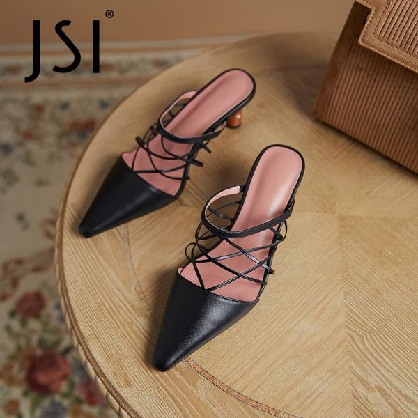 dress shoes jsi style narrow band women summer dressing strange heel pointed toe leather fashion basic pumps jo931, Black
dress shoes jsi style narrow band women summer dressing strange heel pointed toe leather fashion basic pumps jo931, Black