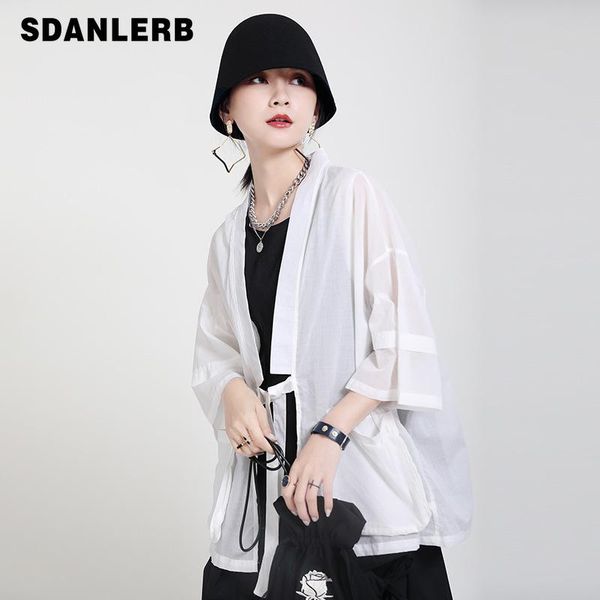 women's jackets 2021 summer design sun protection clothing lightweight improved kimono collar cardigan coat half sleeve loose jacket, Black;brown
women's jackets 2021 summer design sun protection clothing lightweight improved kimono collar cardigan coat half sleeve loose jacket, Black;brown
