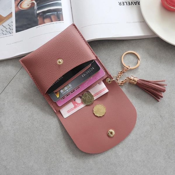 wallets women coin purse ladies pu leather tassel amp metal ring clutch keychain thin key card holders mini pouch, Red;black
wallets women coin purse ladies pu leather tassel amp metal ring clutch keychain thin key card holders mini pouch, Red;black