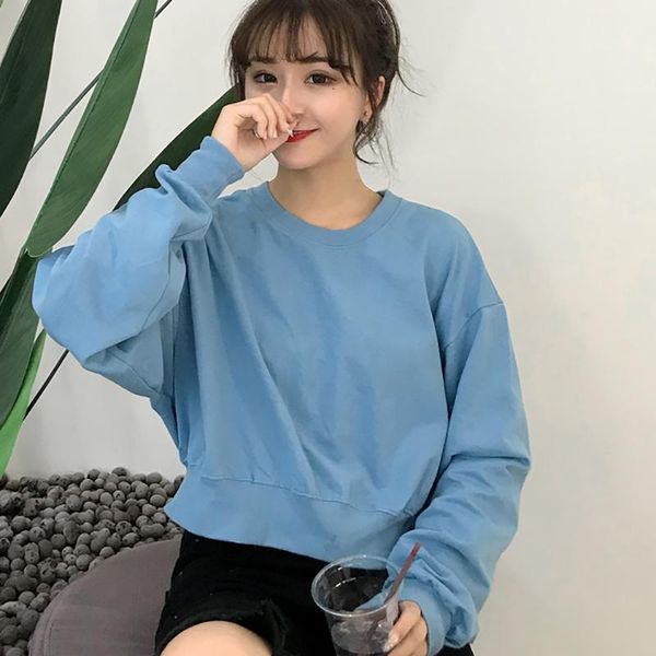 women's hoodies & sweatshirts 2021 thin sweetshirts women for spring autumn kawaii korean short sweatshirt long sleeve students pullove, Black
women's hoodies & sweatshirts 2021 thin sweetshirts women for spring autumn kawaii korean short sweatshirt long sleeve students pullove, Black