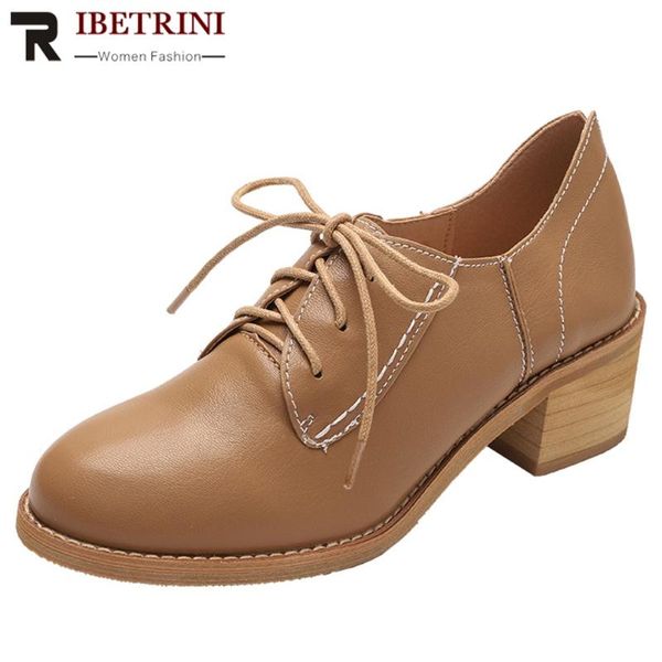 dress shoes ribetrini women spring concise solid lace-up casual med chunky heels pumps ol platform, Black
dress shoes ribetrini women spring concise solid lace-up casual med chunky heels pumps ol platform, Black