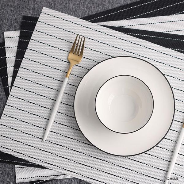 mats & pads table mat set pack of 4pcs home washable pvc placemats crossweave woven heat-resistant place easy to clean
mats & pads table mat set pack of 4pcs home washable pvc placemats crossweave woven heat-resistant place easy to clean