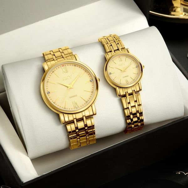 wristwatches fashion classic design couple watches full-steel quartz men and women waterproof valentine for gift clock 2021, Slivery;brown
wristwatches fashion classic design couple watches full-steel quartz men and women waterproof valentine for gift clock 2021, Slivery;brown