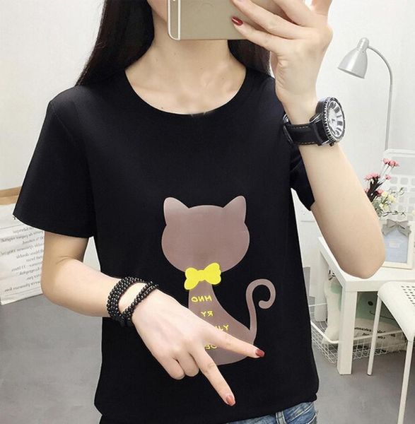 women's t-shirt black cat what tshirt murderous women funny t shirt short sleeve halloween tees femme camisetas verano mujer 2021, White
women's t-shirt black cat what tshirt murderous women funny t shirt short sleeve halloween tees femme camisetas verano mujer 2021, White