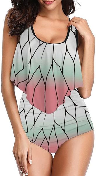 women's swimwear nxy dem-on slayer bikini swimsuit two-piece bathing suits with double shoulder strap design on the back, White;black
women's swimwear nxy dem-on slayer bikini swimsuit two-piece bathing suits with double shoulder strap design on the back, White;black