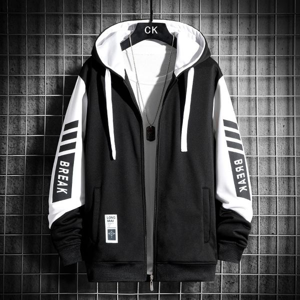 hoodies men's sweater 2021 spring and autumn cardigan hooded fashion clothing korean, Black
hoodies men's sweater 2021 spring and autumn cardigan hooded fashion clothing korean, Black