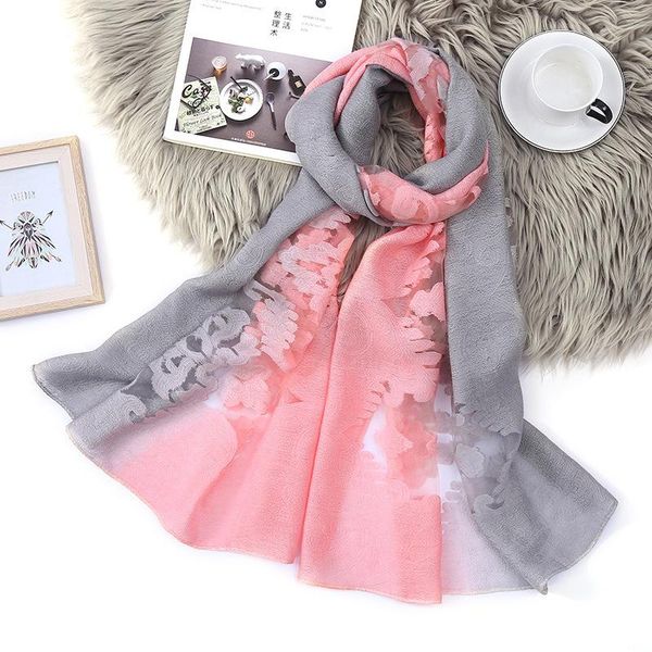 scarves fashion women silk spring summer sheer wrap gauze shawl cut flowers hollow lace gradient scarf, Blue;gray
scarves fashion women silk spring summer sheer wrap gauze shawl cut flowers hollow lace gradient scarf, Blue;gray