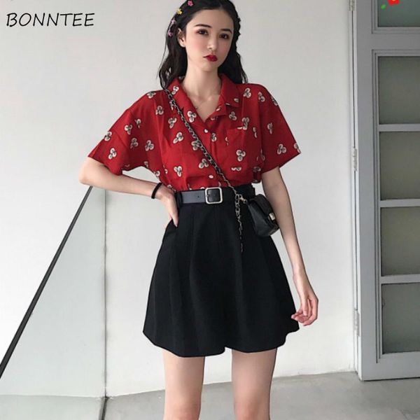 shirts women retro chiffon fashion korean style all-match chic leisure womens clothing loose student short sleeve summer printed women', White
shirts women retro chiffon fashion korean style all-match chic leisure womens clothing loose student short sleeve summer printed women', White