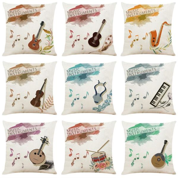 cushion/decorative pillow ink color musical instrument linen decorative pillowcase guitar piano pattern printing car home sofa cushion cover
cushion/decorative pillow ink color musical instrument linen decorative pillowcase guitar piano pattern printing car home sofa cushion cover