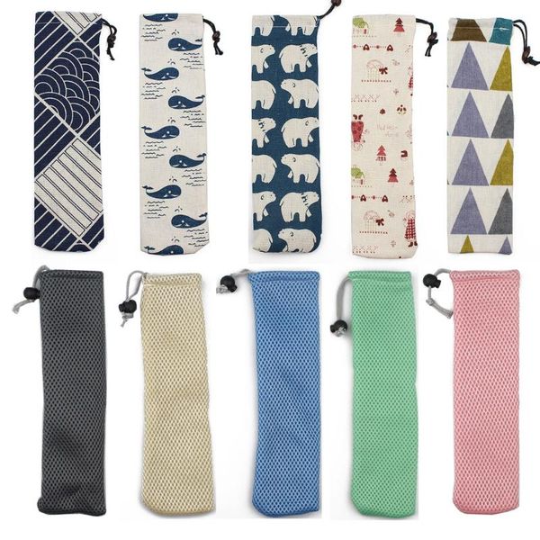 drinking straws 1 pc pockets portable metal straw bags multicolour resuable linen storage bag pouch chopsticks spoon light tableware
drinking straws 1 pc pockets portable metal straw bags multicolour resuable linen storage bag pouch chopsticks spoon light tableware