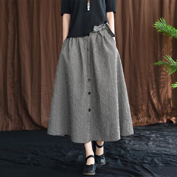 arrival spring arts female waist high fine cotton long casual combined loose a-line skirt s595, Black
arrival spring arts female waist high fine cotton long casual combined loose a-line skirt s595, Black