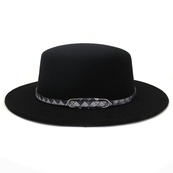 wide brim hats british fashion classic ethnic style woolen hat autumn winter keep warm flat grace gentleman cap jazz, Blue;gray
wide brim hats british fashion classic ethnic style woolen hat autumn winter keep warm flat grace gentleman cap jazz, Blue;gray
