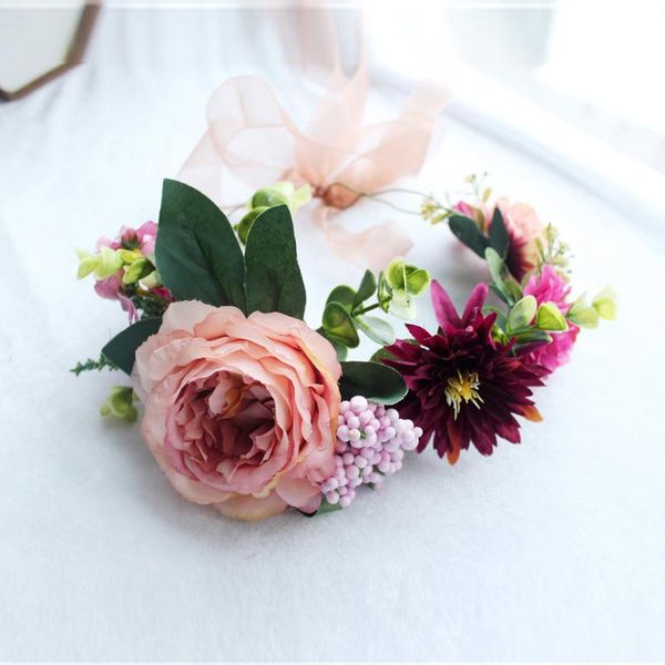 hair accessories women wedding flower crown wreath festival girls party floral garlands kids dress headband
hair accessories women wedding flower crown wreath festival girls party floral garlands kids dress headband