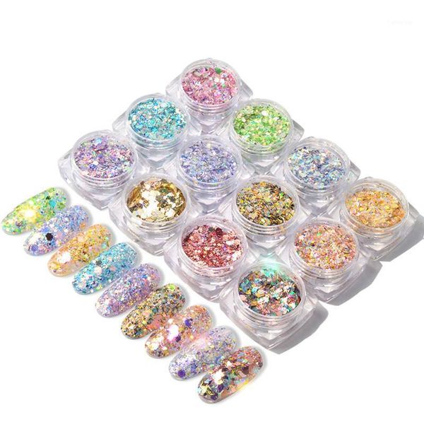 1piece nail glitter powder art pigment diy flake decorations dust gel manicure pigment1, Silver;gold
1piece nail glitter powder art pigment diy flake decorations dust gel manicure pigment1, Silver;gold