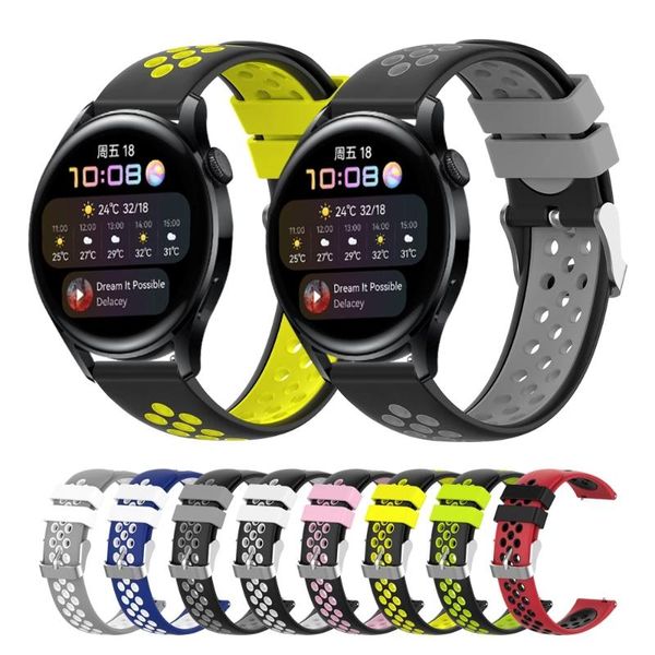 watch bands silicone 22mm replacement breathable band for huawei 3 46mm strap watch3 gt2 pro 2e watchbands, Black;brown
watch bands silicone 22mm replacement breathable band for huawei 3 46mm strap watch3 gt2 pro 2e watchbands, Black;brown