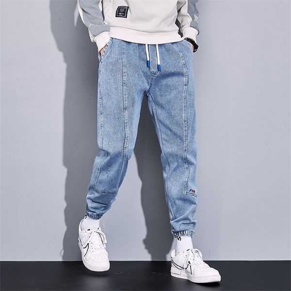 spring autumn plus size baggy jeans men black blue stretch cotton denim joggers cargo pants casual loose harem jean trousers 8xl 220217
spring autumn plus size baggy jeans men black blue stretch cotton denim joggers cargo pants casual loose harem jean trousers 8xl 220217