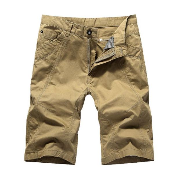 arrival men casual shorts men's large size cotton summer beach solid color short homme, White;black
arrival men casual shorts men's large size cotton summer beach solid color short homme, White;black