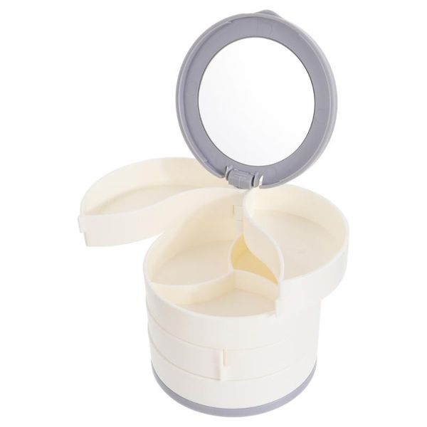 storage boxes & bins 1pc multi-layer jewelry case decorative earring box rotary ring with mirror
storage boxes & bins 1pc multi-layer jewelry case decorative earring box rotary ring with mirror