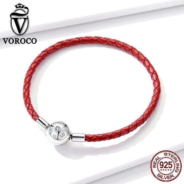other bracelets voroco 925 sterling silver bracelet for women crystal round charm lucky red thread rope chain female jewelry, Golden;silver
other bracelets voroco 925 sterling silver bracelet for women crystal round charm lucky red thread rope chain female jewelry, Golden;silver