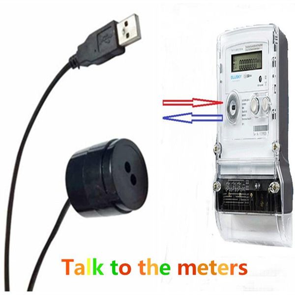 alarm systems iec1107 standard black color usb port smartmeters ir optical reading head sensor cable
alarm systems iec1107 standard black color usb port smartmeters ir optical reading head sensor cable