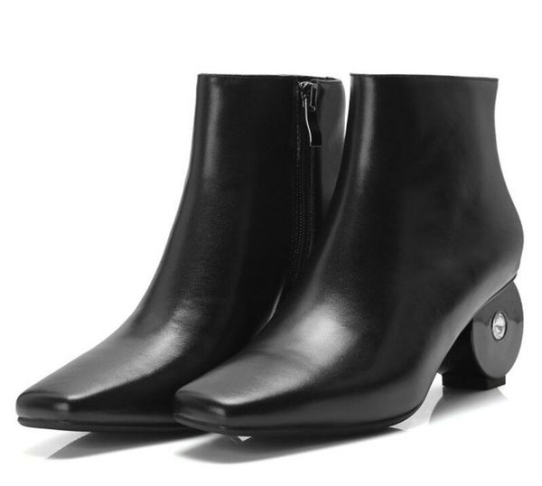 boots sapato feminino women ankle shoes woman luxury genuine leather high heels pump autumn booties gladiator chaussure xz181616, Black
boots sapato feminino women ankle shoes woman luxury genuine leather high heels pump autumn booties gladiator chaussure xz181616, Black