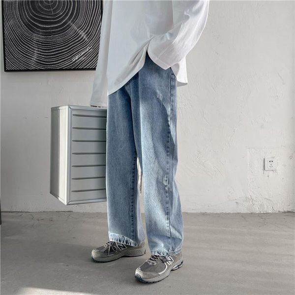 men's jeans blue straight fashion retro baggy casual wide-leg men streetwear loose hip-hop denim trousers mens -2xl
men's jeans blue straight fashion retro baggy casual wide-leg men streetwear loose hip-hop denim trousers mens -2xl