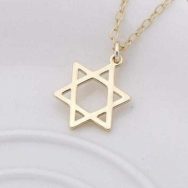 pendant necklaces star of david stainless steel necklace hollow five-pointed women's religious jewelry for men women collar, Silver
pendant necklaces star of david stainless steel necklace hollow five-pointed women's religious jewelry for men women collar, Silver