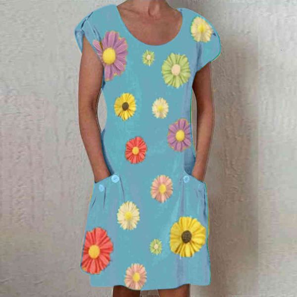 dress elegant o neck button pocket linen spring summer daisy print party women short sleeve cotton a-line dresses 5xl nioh, Black;gray
dress elegant o neck button pocket linen spring summer daisy print party women short sleeve cotton a-line dresses 5xl nioh, Black;gray