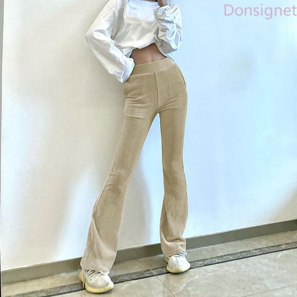 donsignet pants women spring/autumn corduroy micro flare women's street gray elastic high waist slim casual & capris, Black;white
donsignet pants women spring/autumn corduroy micro flare women's street gray elastic high waist slim casual & capris, Black;white