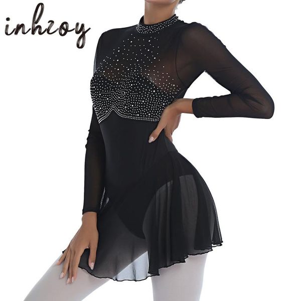 women's halter lyrical contemporary dance dresses rhinestone high low skirt ballet skating costumes stage wear, Black;red
women's halter lyrical contemporary dance dresses rhinestone high low skirt ballet skating costumes stage wear, Black;red
