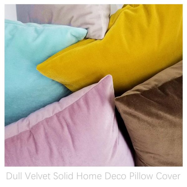modern 10 colors solid dull soft velvet home use decorative plain sofa cushion cover pillow case 45 x 45cm sell by 1 piece cushion/decorativ
modern 10 colors solid dull soft velvet home use decorative plain sofa cushion cover pillow case 45 x 45cm sell by 1 piece cushion/decorativ