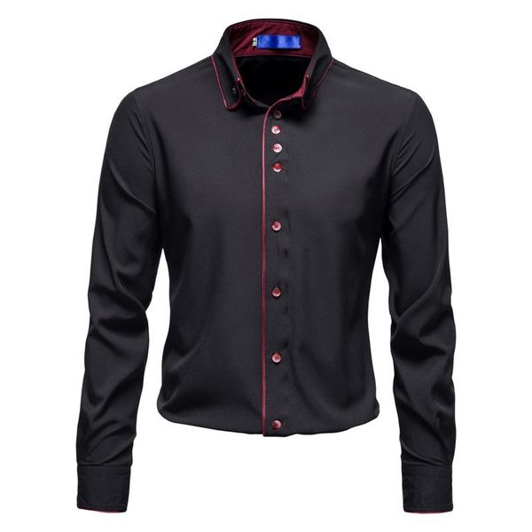 men's casual shirts feitong men winter autumn long sleeve shirt cotton soft for loose social masculina manga longa party, White;black
men's casual shirts feitong men winter autumn long sleeve shirt cotton soft for loose social masculina manga longa party, White;black