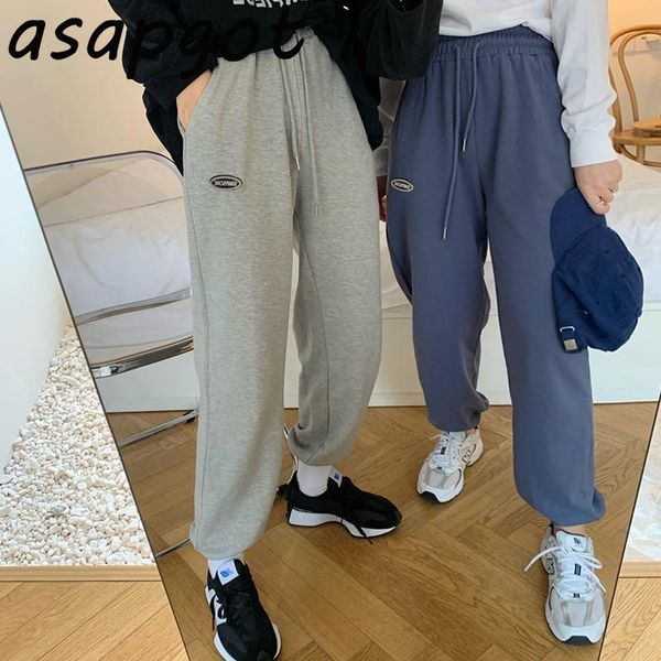 women's pants & capris asapgot autumn chic loose joggers women sweatpants high waist elastic cotton casual straight s l 4 color grey, Black;white
women's pants & capris asapgot autumn chic loose joggers women sweatpants high waist elastic cotton casual straight s l 4 color grey, Black;white