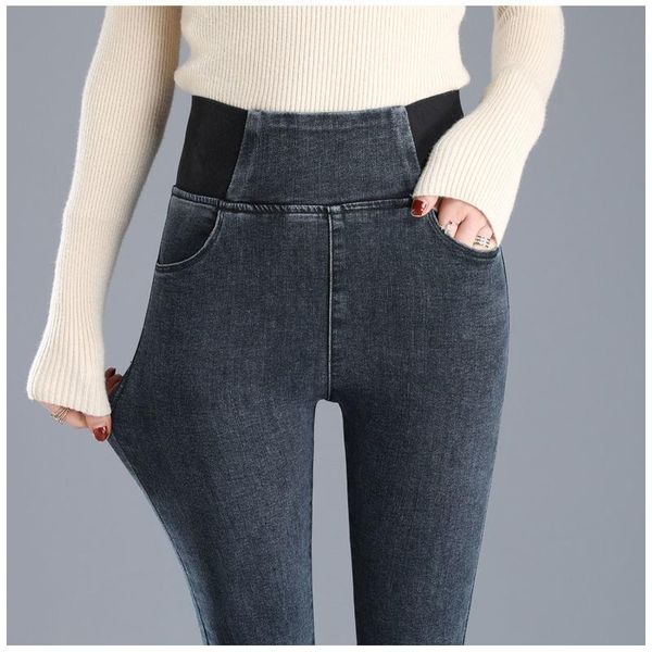 women's pants & capris plus size slim jeans for women skinny high waist woman velvet warm denim pencil stretch basic, Black;white
women's pants & capris plus size slim jeans for women skinny high waist woman velvet warm denim pencil stretch basic, Black;white