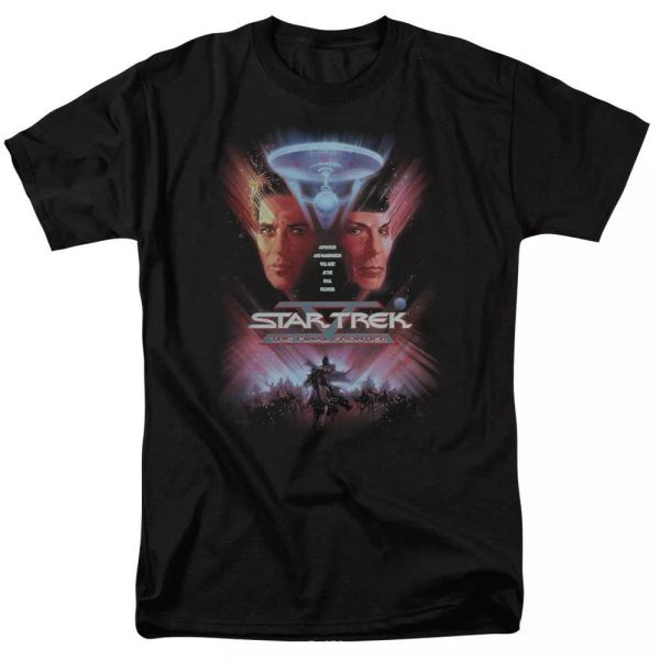 star trek the final frontier tv show t-shirt sizes s-3x new, White;black
star trek the final frontier tv show t-shirt sizes s-3x new, White;black